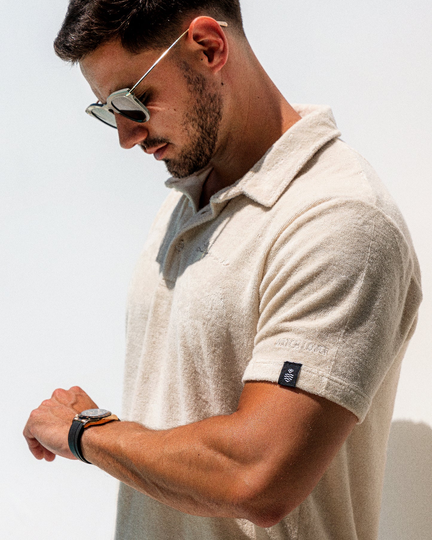 Ivory Watchlover French Terry Polo