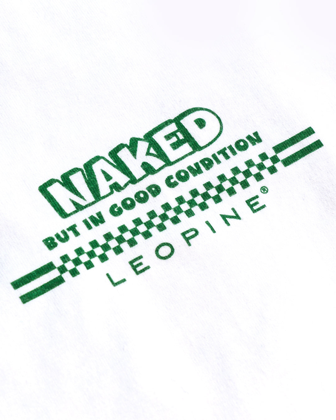"Naked" White T-Shirt