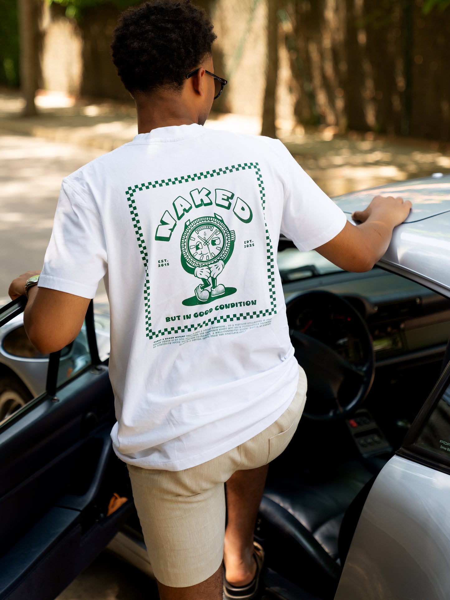"Naked" White T-Shirt