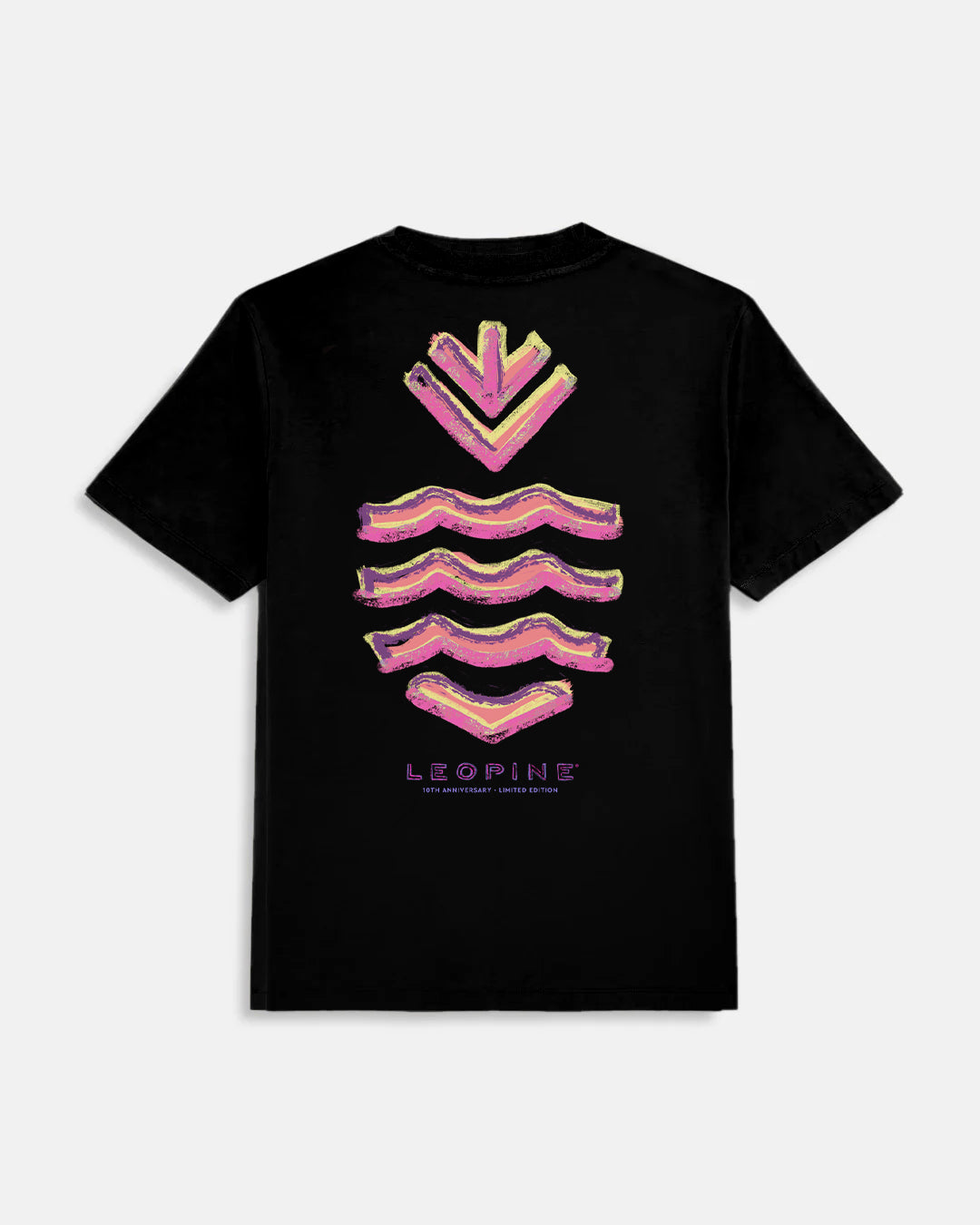 LEOPINE 10th Anniversary Black T-Shirt