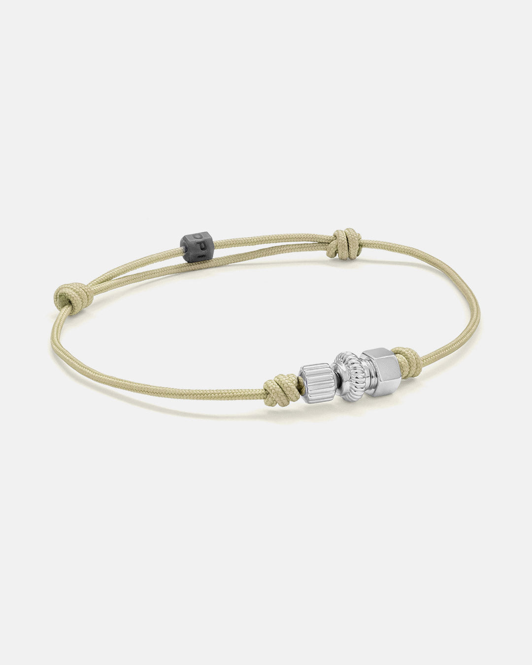 Crown Trifecta. Rhodium Plated Silver