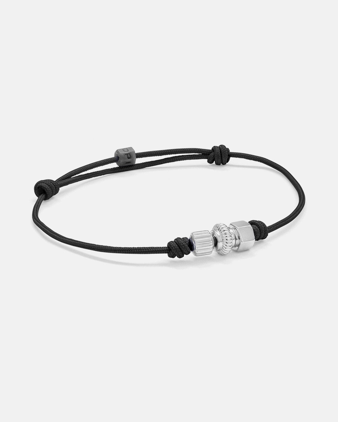 Crown Trifecta. Rhodium Plated Silver