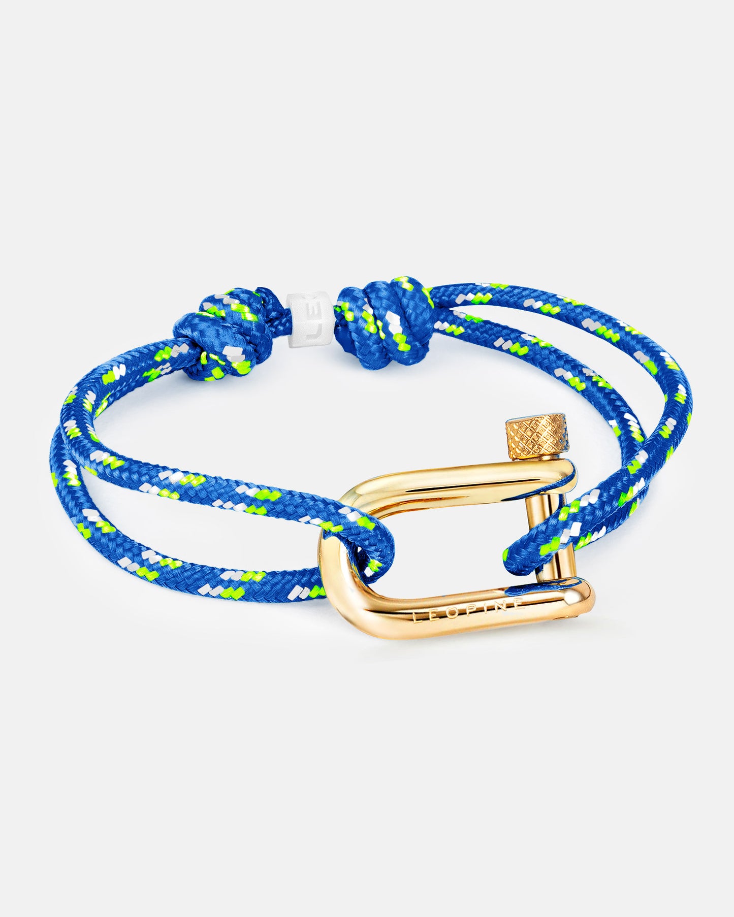 Leopine "U" Bracelet. Yellow Gold Plating