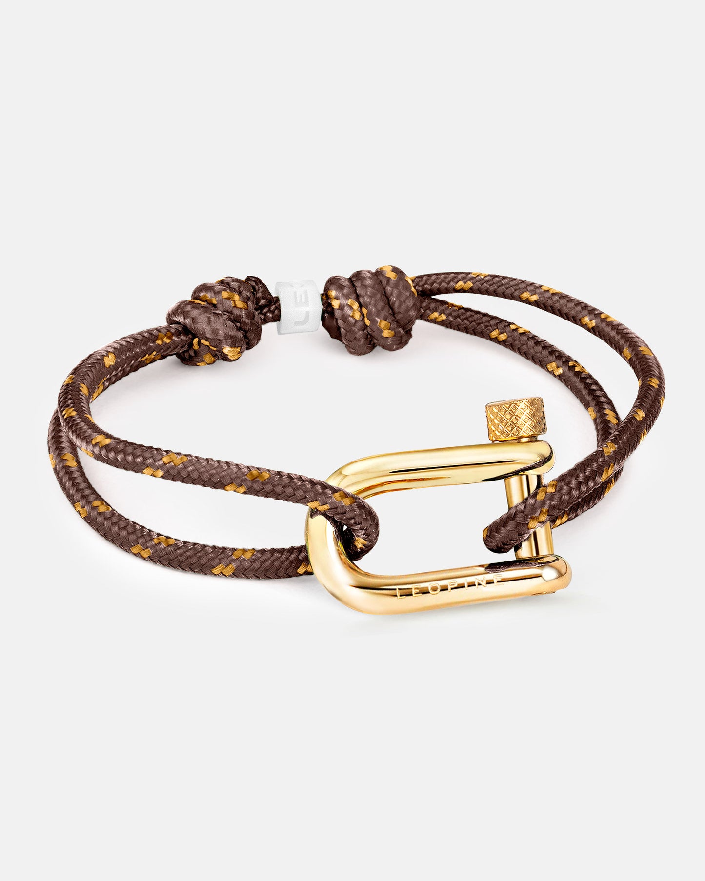 Leopine "U" Bracelet. Yellow Gold Plating