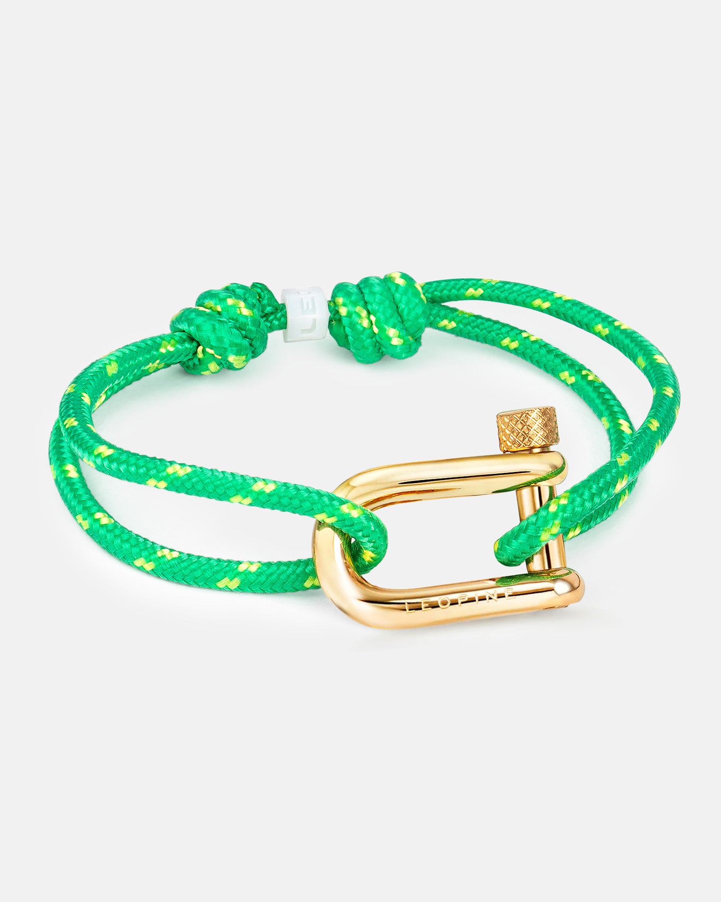 Leopine "U" Bracelet. Yellow Gold Plating