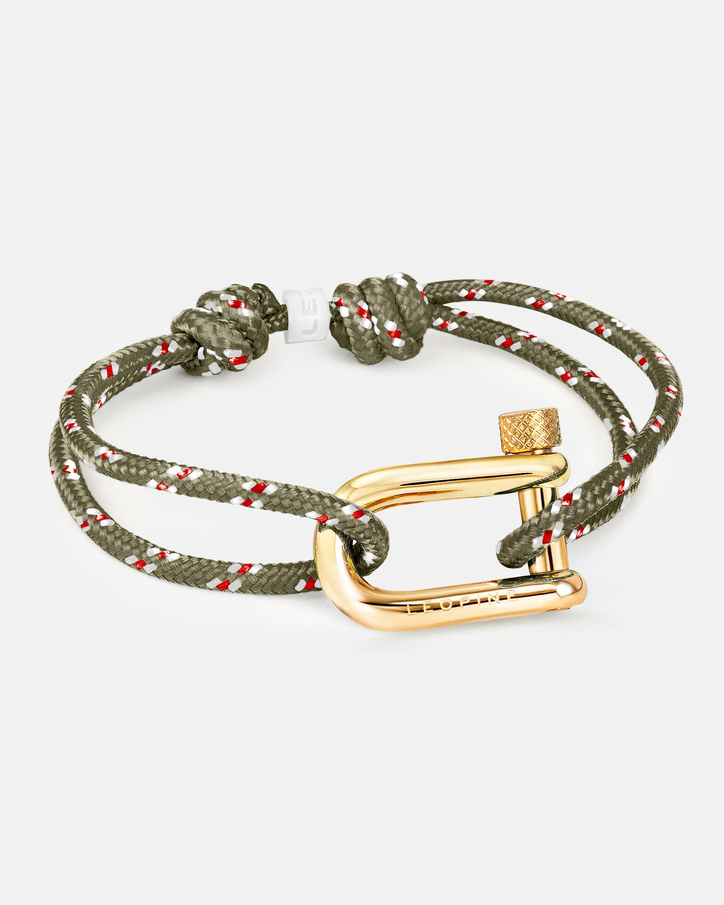 Leopine "U" Bracelet. Yellow Gold Plating