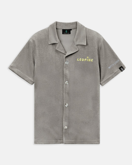 Moonphase French Terry Cuban Collar Shirt