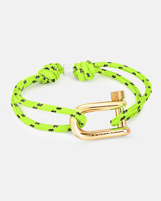 Leopine "U" Bracelet. Yellow Gold Plating