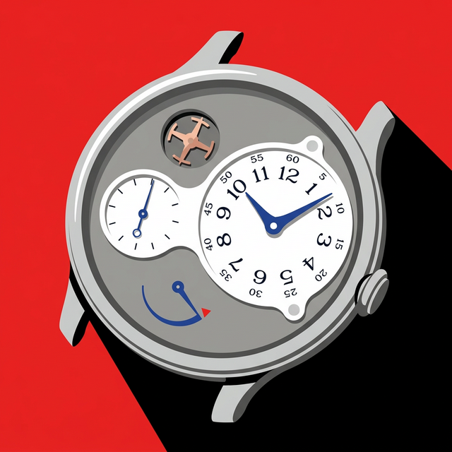 Abstract study of the F.P. Journe Optimum dial